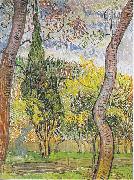 Vincent Van Gogh Garden of the Hospital Saint-Paul oil painting picture wholesale